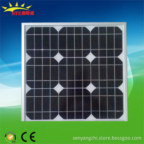 20W18V Mono-Crystalline Solar PV Panel